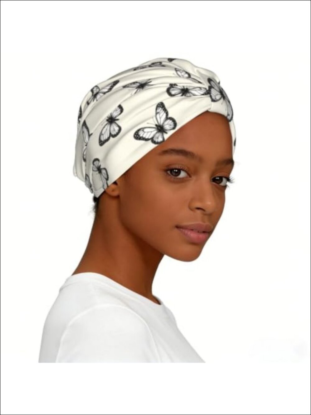 Pre-Tied Head Scarf Hat Sleep Cap Hair Bonnet Chemo Cap Stretch Polyester